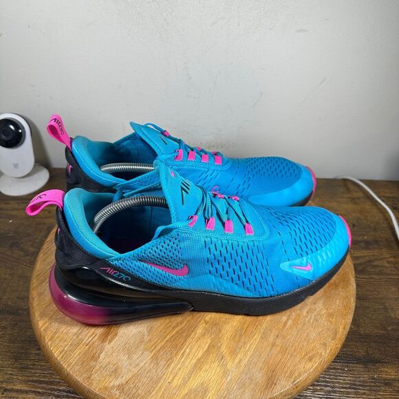 Nike Air Max 270 South Beach Men's Size 11.5 Blue Shoes Sneakers BV6078-400